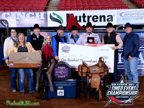 Erich Rogers Leaves Lazy E Champ of the 2022 Cinch Timed Event Championship